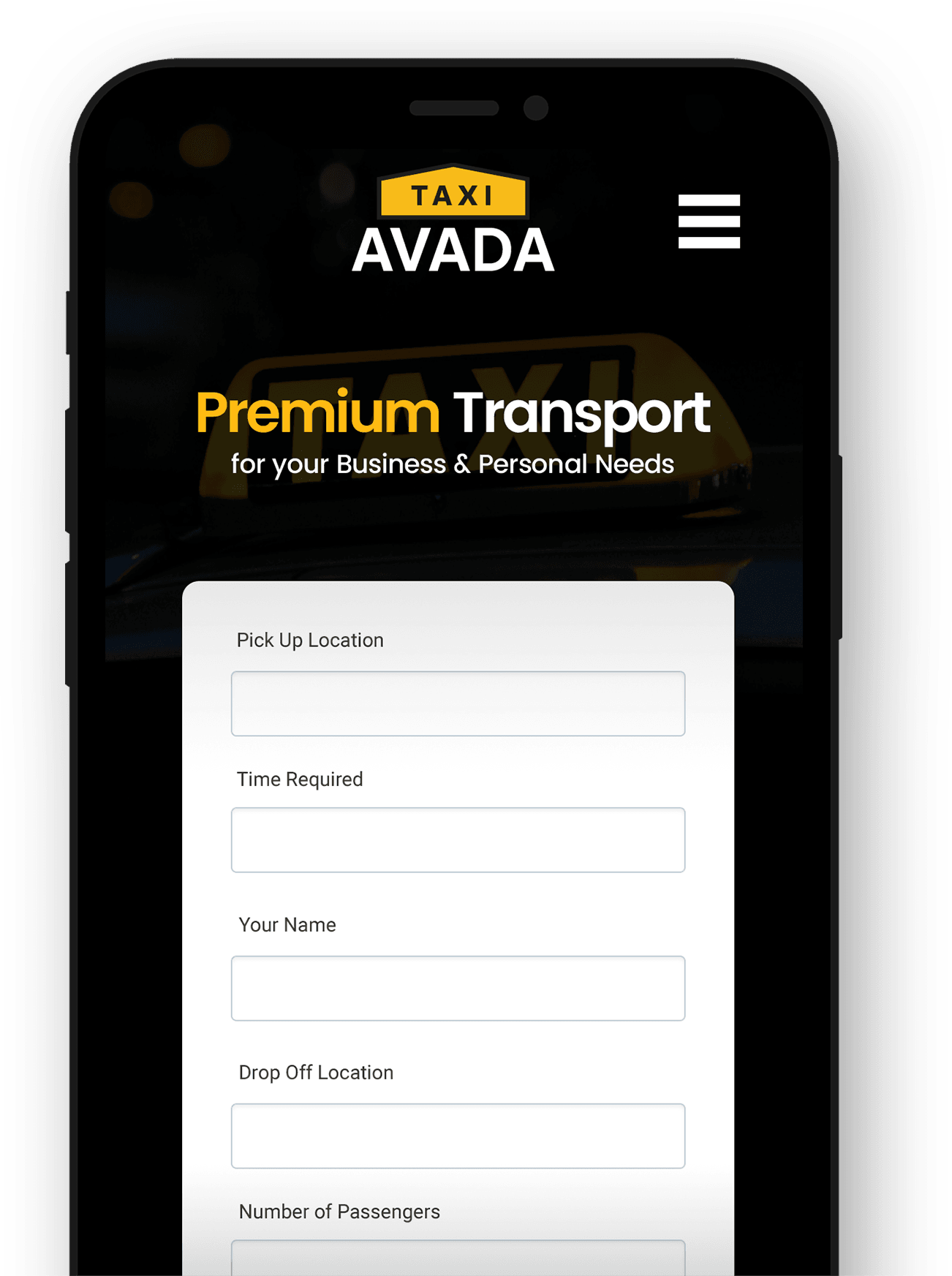 Avada Taxi App Avada Taxi App